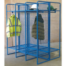 Wire mesh storage compartments