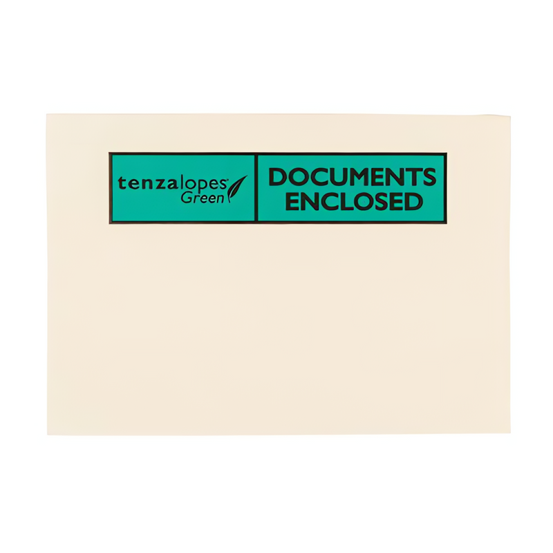 A6 Fully Bio Paper Document Wallets Printed Documents Enclosed (Box of 1000) Bio Document Wallets Tenzelope   