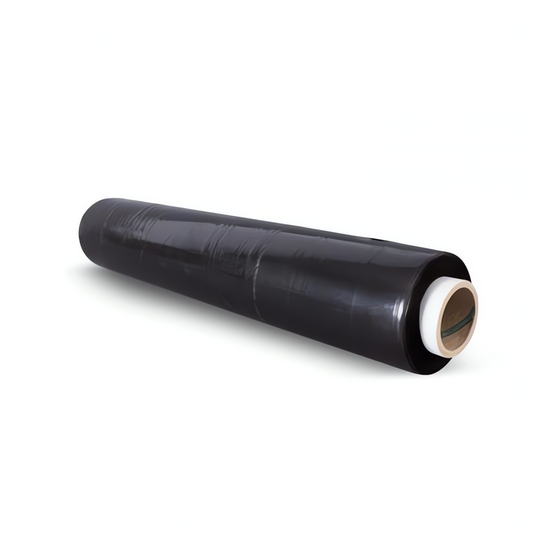 Heavy Duty 500mm x 250m Black Pallet Stretch Wrap Film, Std. Core (Box of 6) Stretch Wrap Rolls Transpal   